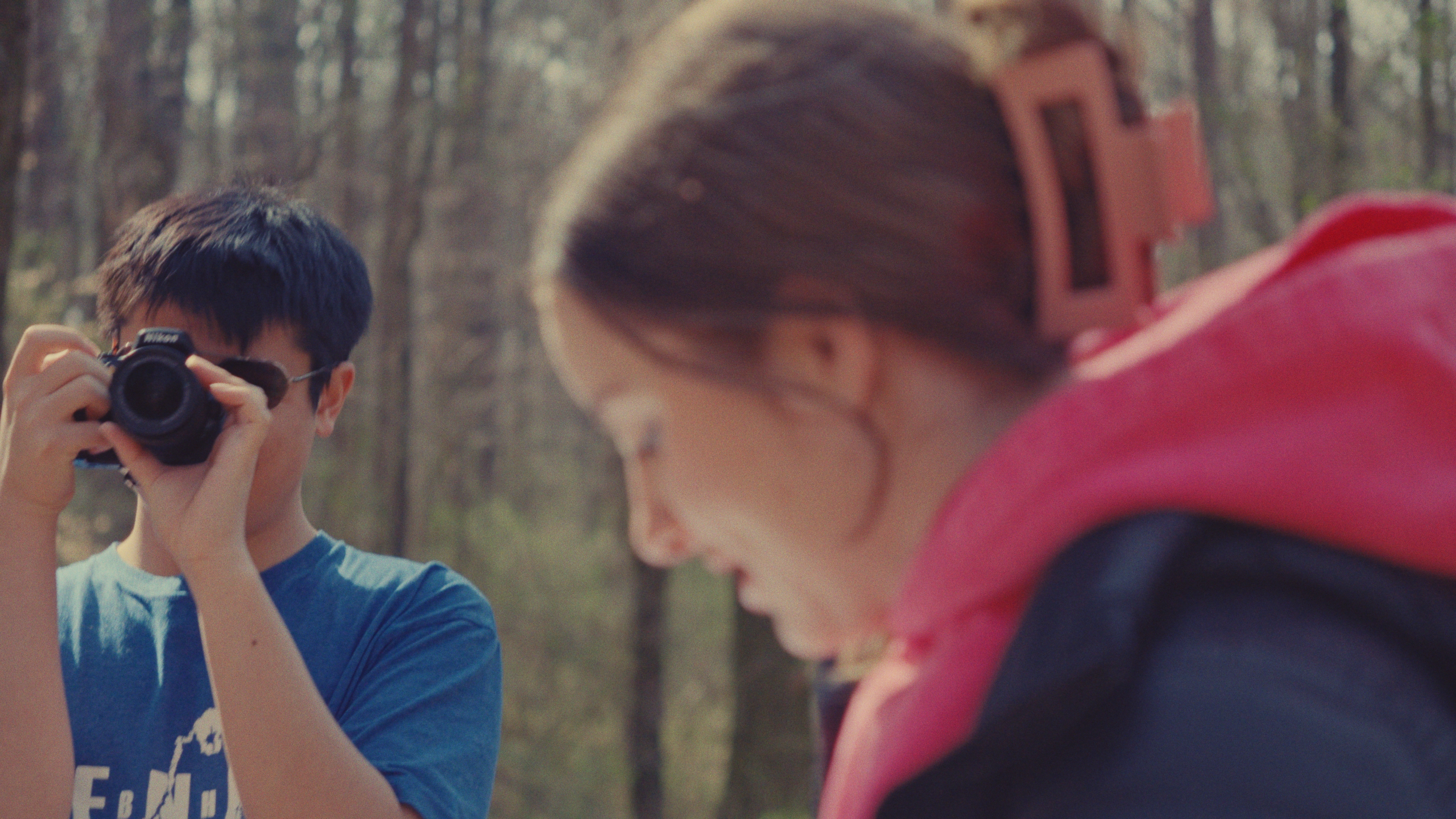 Granger Wang filming a short film production