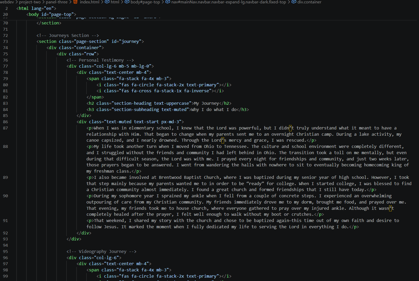 Screen Code